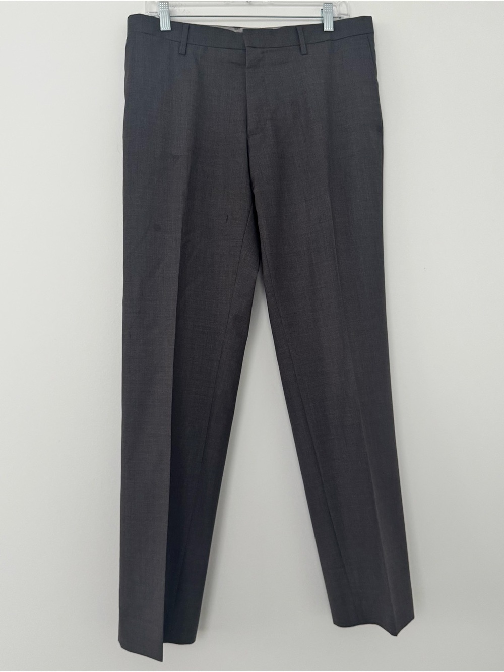 Banana Republic Classic Fit Wool Dress Pants Gray Slacks Men's 32x32 (Fits 33)